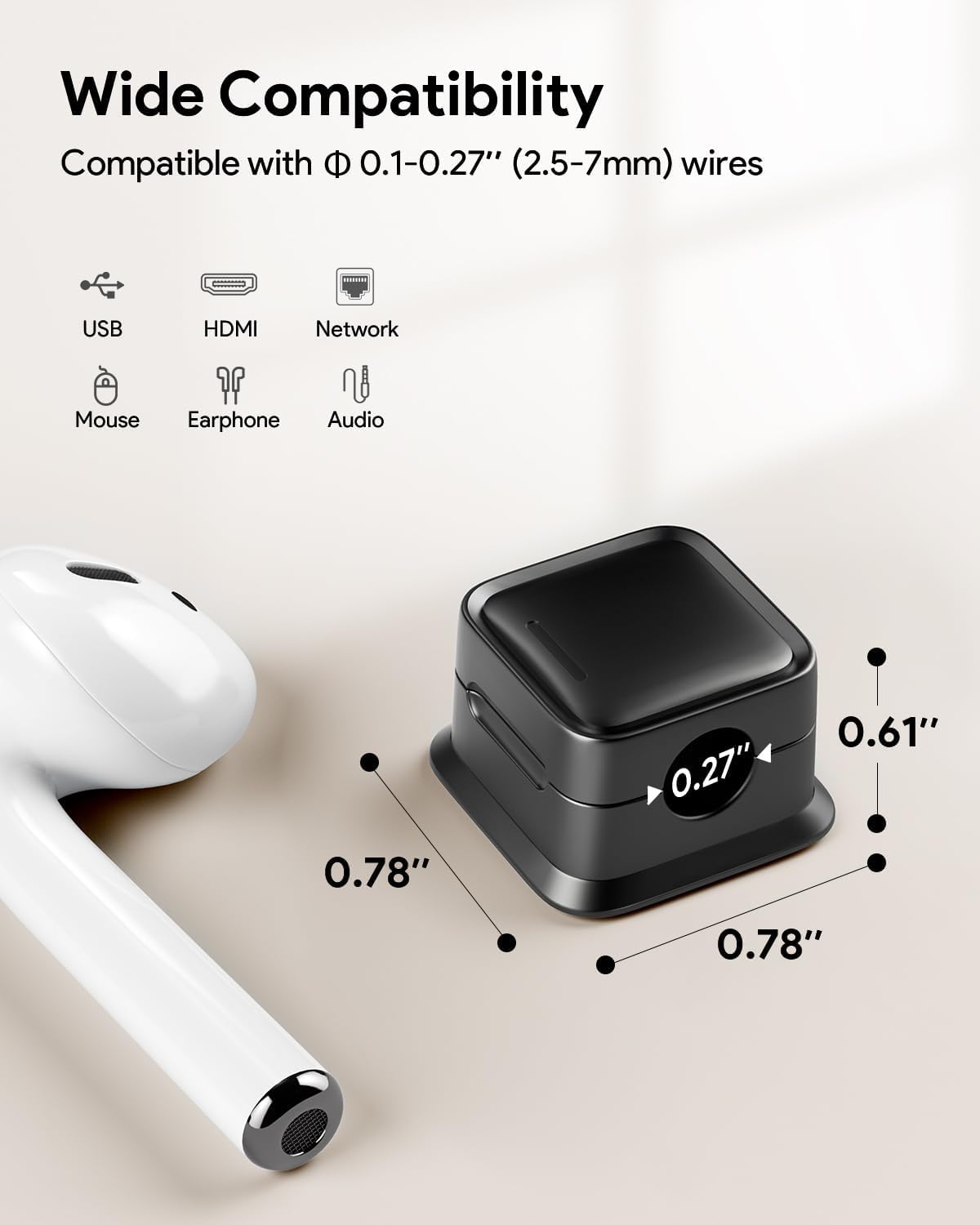 6 Pack Magnetic Cable Clips