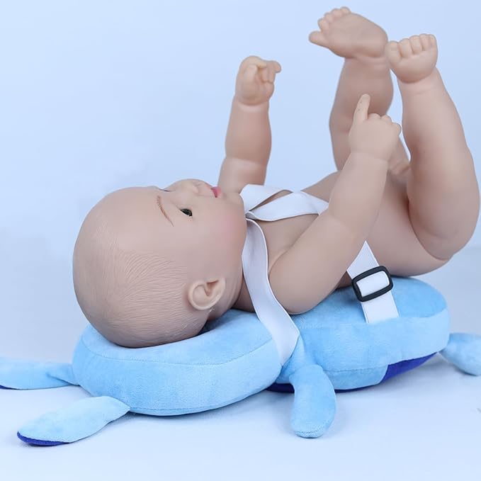HUG PUPPY Baby Head Protector Cushion Plush Soft Toy Early Learning Toy Fall Protection Helmet Baby Head Protector Child Adjustable Shoulder Strap (Bag-Support-UNICORNE)