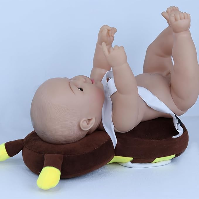 HUG PUPPY Baby Head Protector Cushion Plush Soft Toy Early Learning Toy Fall Protection Helmet Baby Head Protector Child Adjustable Shoulder Strap (Bag-Support-UNICORNE)
