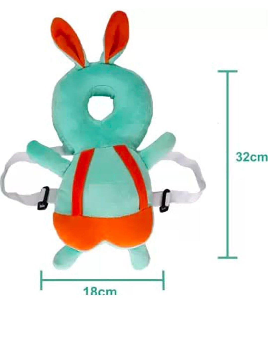 HUG PUPPY Baby Head Protector Cushion Plush Soft Toy Early Learning Toy Fall Protection Helmet Baby Head Protector Child Adjustable Shoulder Strap (Bag-Support-UNICORNE)